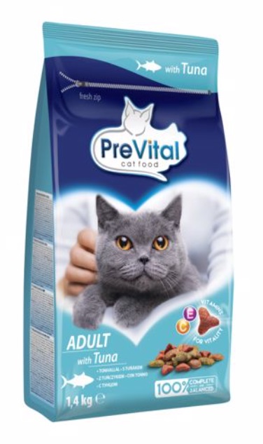 PreVital Cat Adult with Tuna 1,4kg