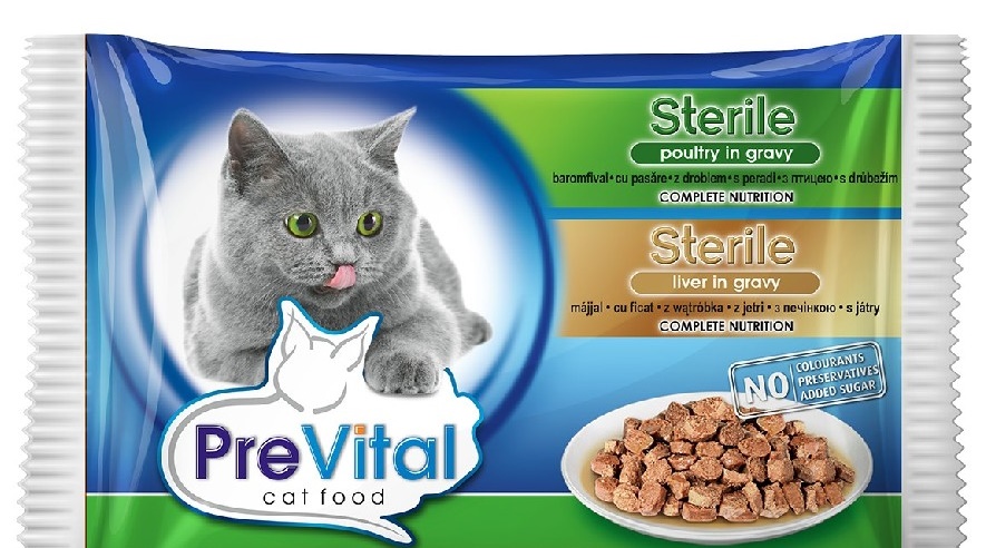 PreVital Cat kapsa Sterile drůbež+játra 4x100g