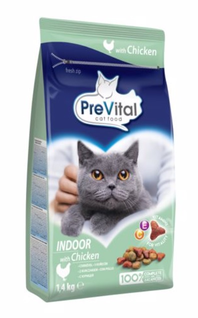PreVital Cat Indoor with Chicken 1,4kg