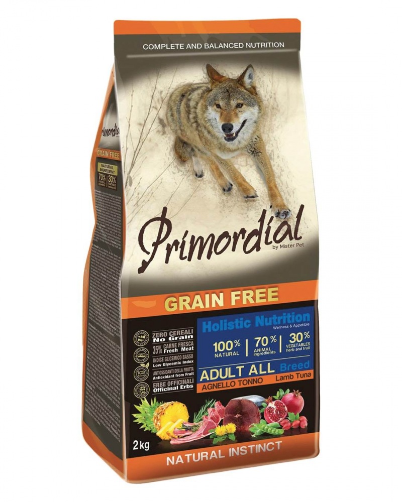 Primordial Grain Free Adult Tuna & Lamb 12kg