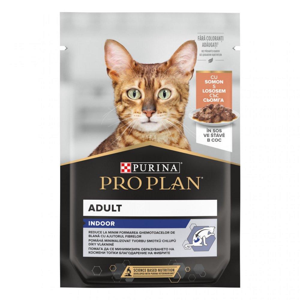 Pro Plan Cat Kapsička Indoor Losos ve šťávě 26x85g