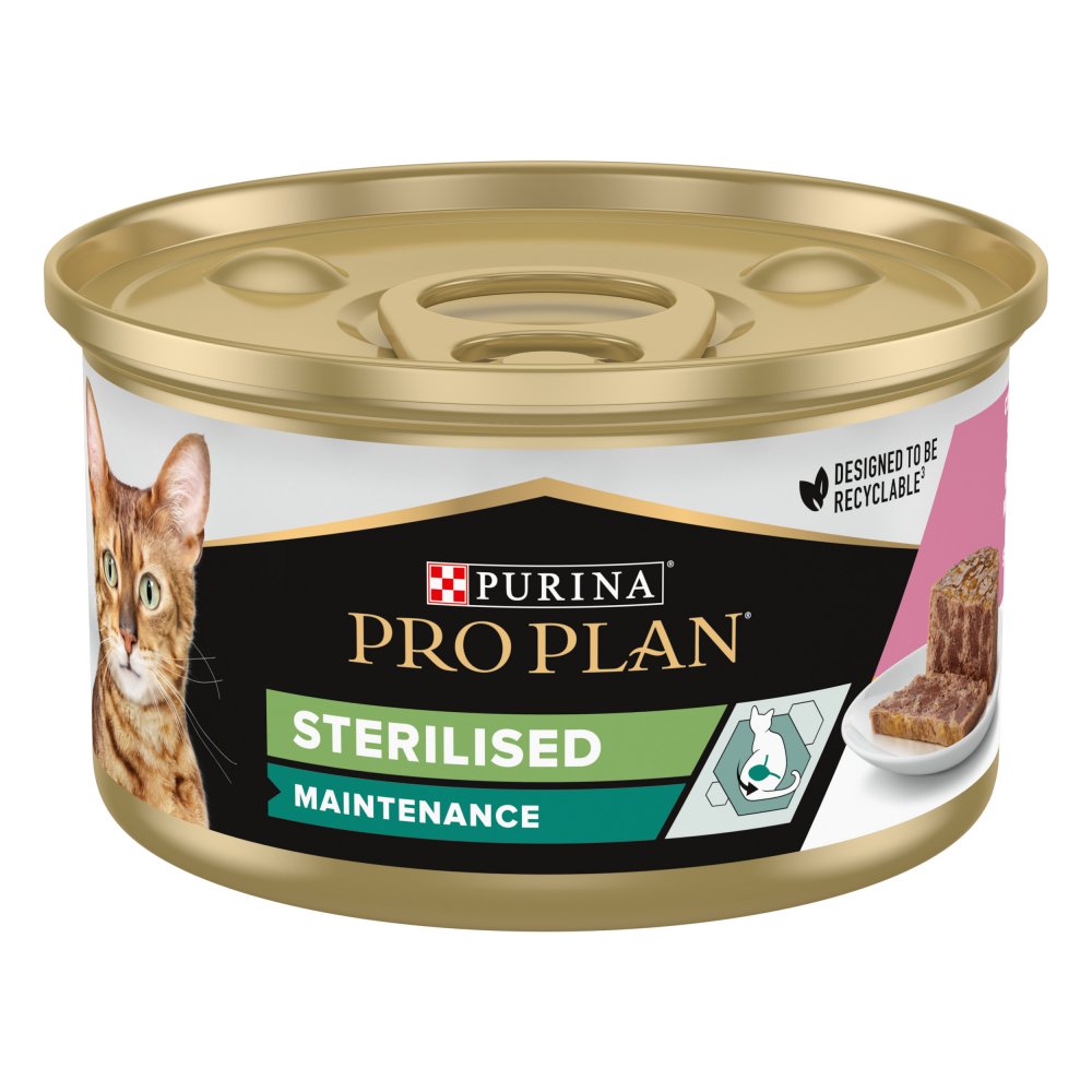 Pro Plan Konzerva Cat Sterilised Tuna & Salmon 24x85g