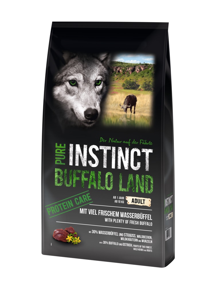 Pure Instinct Buffalo Land Dog Adult Water buffalo&Ostrich 12kg