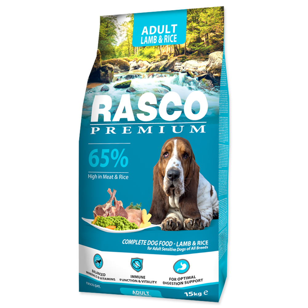 Rasco Premium Dog Adult Lamb & Rice 2x15kg