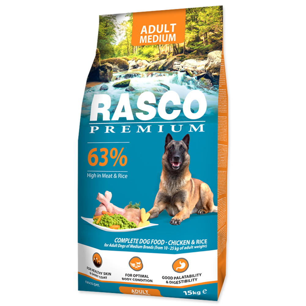 Rasco Premium Dog Adult Medium 2x15kg
