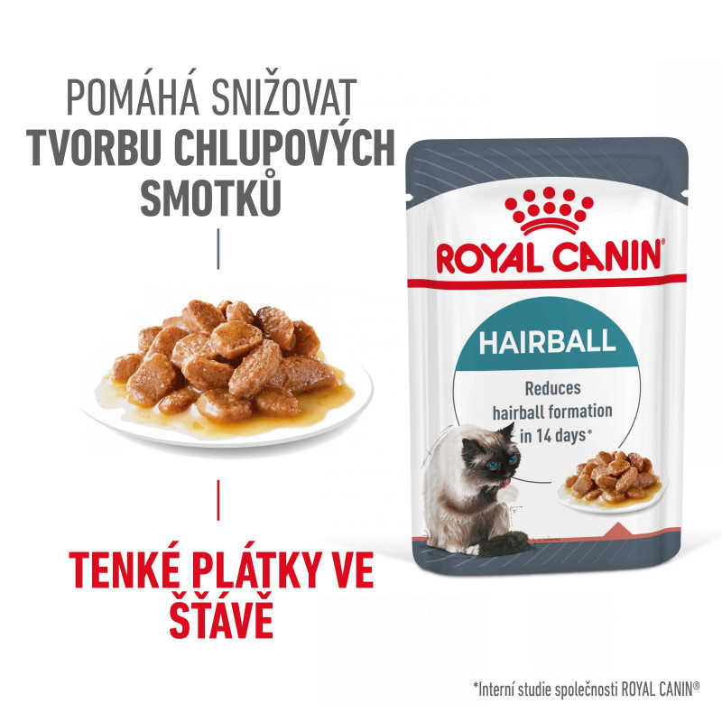 Royal Canin Cat Hairball Care in Gravy 12x85g