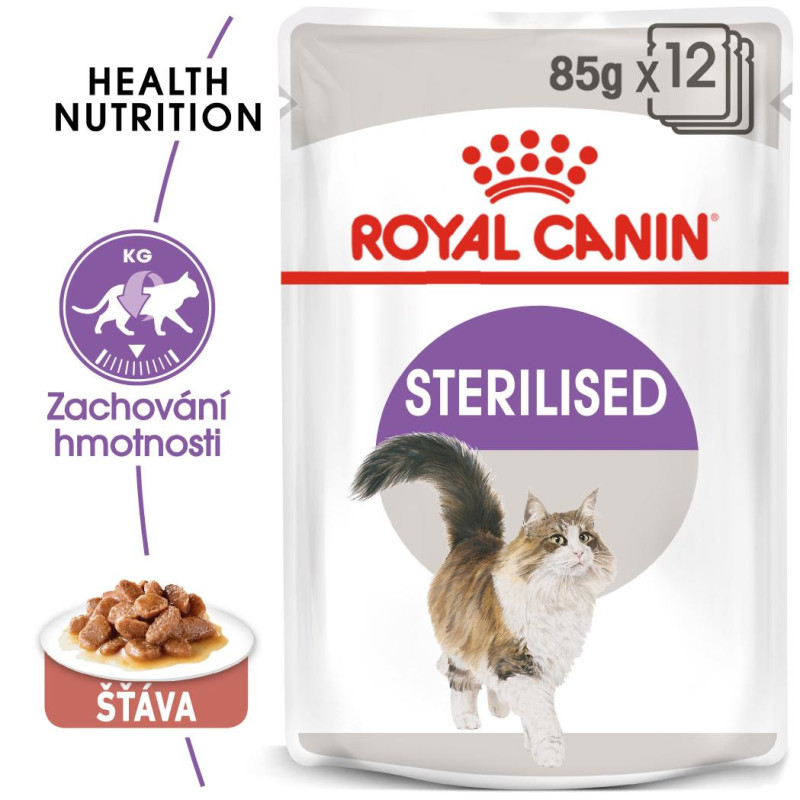 Royal Canin Cat Sterilised Gravy 12x85g