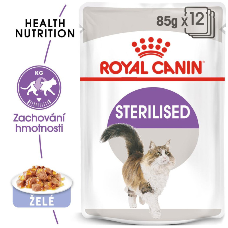 Royal Canin Cat Sterilised Jelly 12x85g