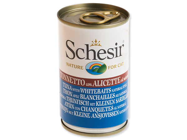 Schesir Cat konzerva tuňák + sleď 24x140g