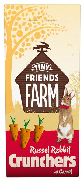 Supreme Tiny FARM Snack Russel Crunchers - králík 120g