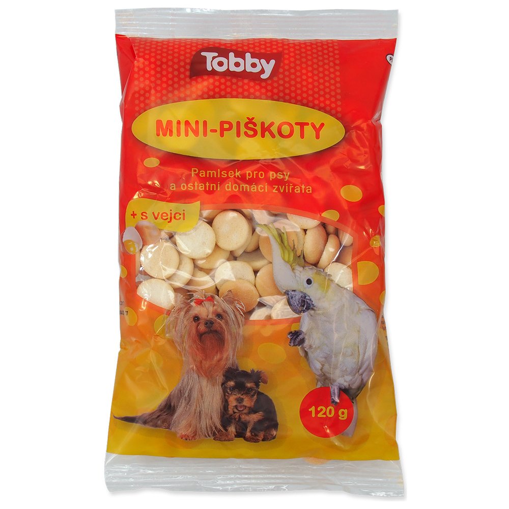 Tobby Mini piškoty pro zvířata 120g