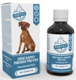 Topvet Ušní kapky Prevent pro psy 50ml