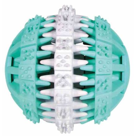 Trixie DENTAfun míč s mátou zeleno/bílý 7cm