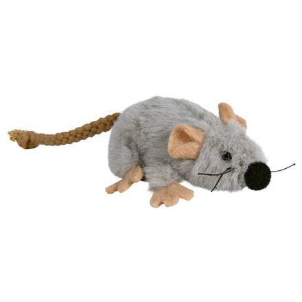 Trixie Hračka Myška šedá s catnipem 7cm