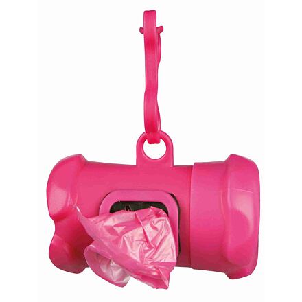 Trixie Plastový zásobník na sáčky na trus tvar KOST + sáčky 15ks