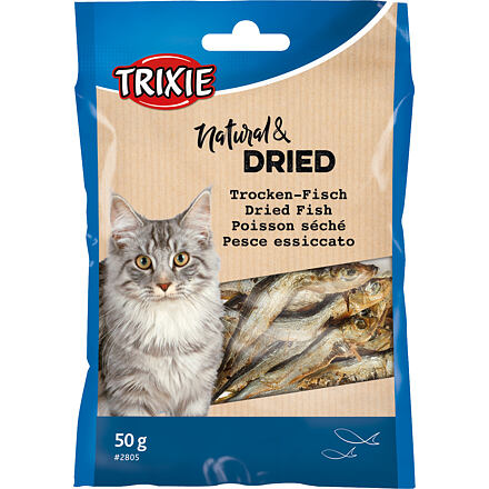 Trixie Sušené rybičky, pamlsek pro kočky 50g