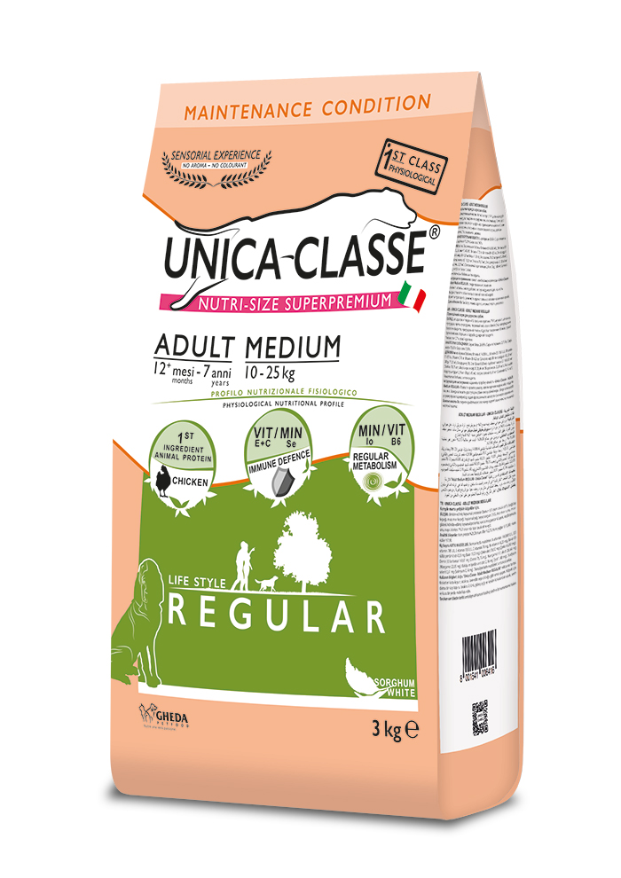 Unica Classe Dog Adult Medium Regular Chicken 12kg