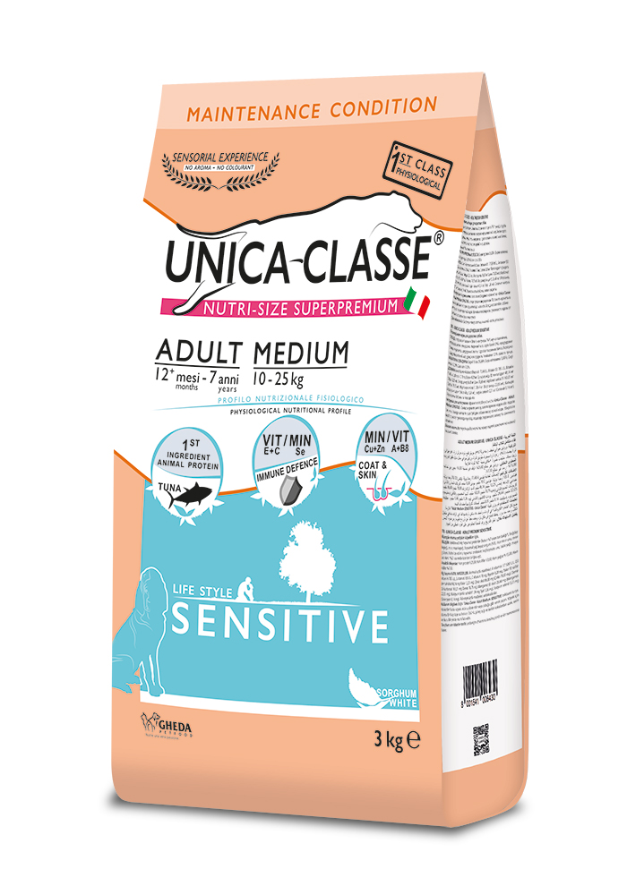 Unica Classe Dog Adult Medium Sensitive Tuna 12kg