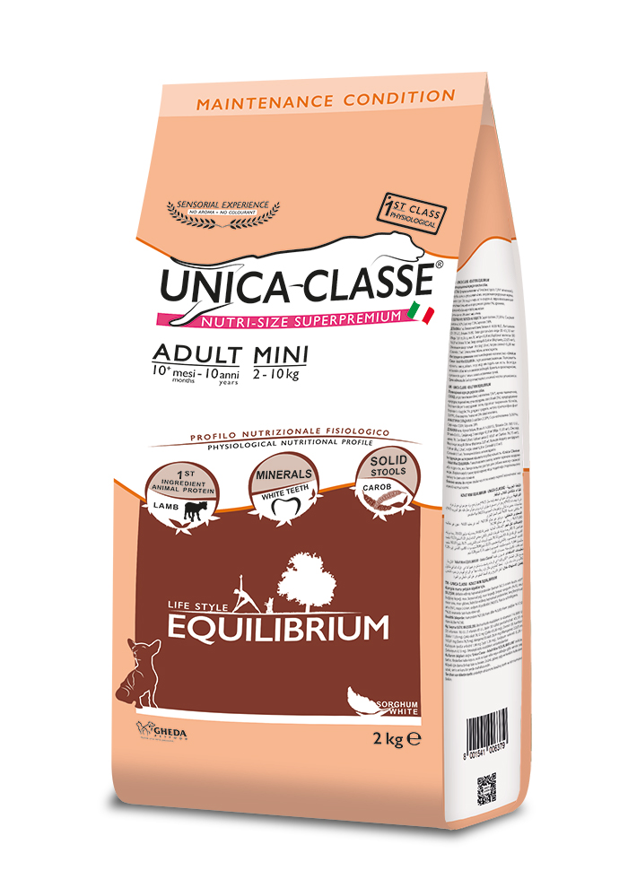 Unica Classe Dog Adult Mini Equilibrium Lamb 2kg