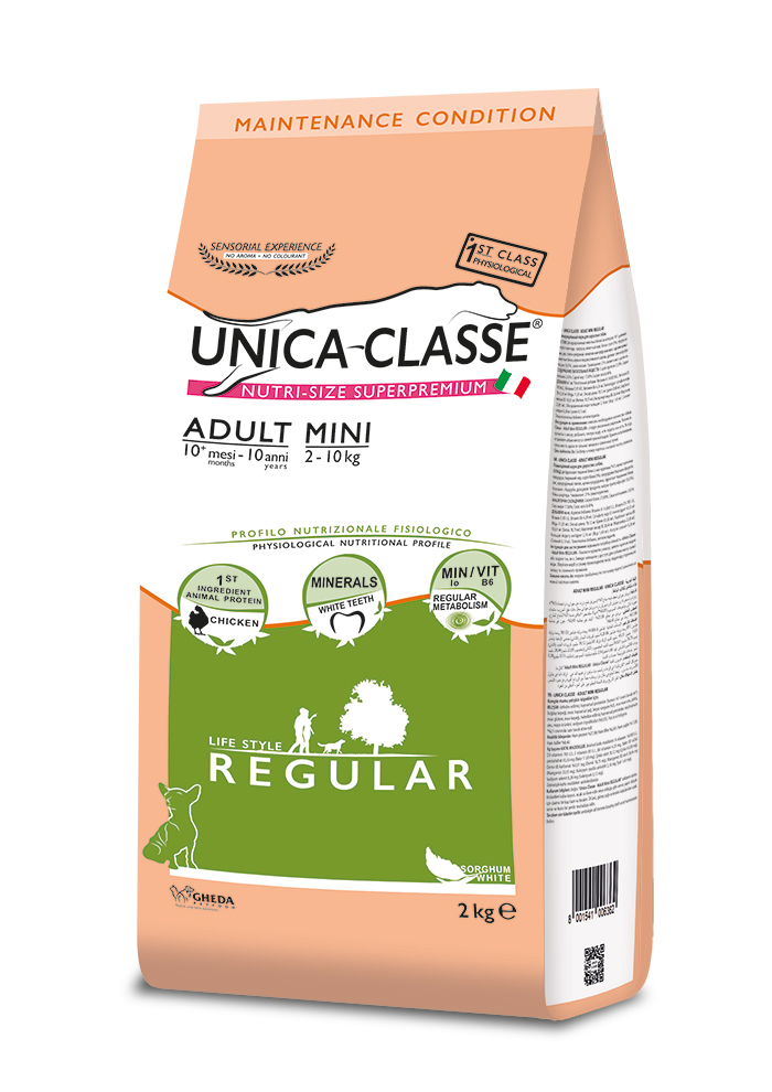 Unica Classe Dog Adult Mini Regular Chicken 7,5kg