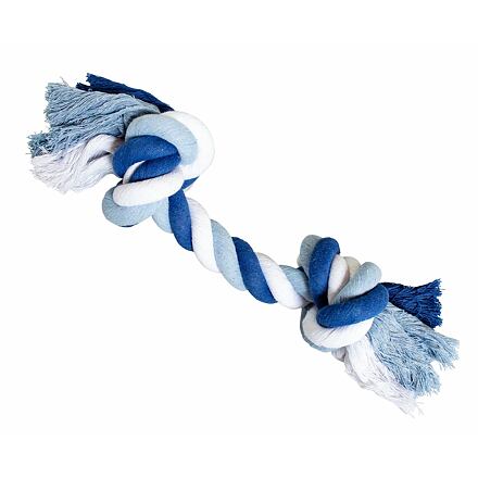 HipHop Uzel bavlněný 2 knoty 41 cm / 460 g tm.modrá, sv.modrá, bílá