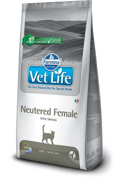 Vet Life Natural Cat Neutered Female 10kg
