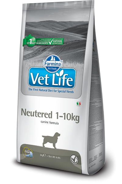 Vet Life Dog Natural Neutered 1-10kg 2x10kg