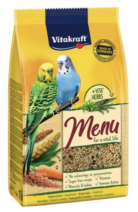 Vitakraft Premium Menu pro andulky 500g