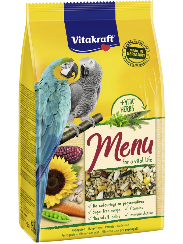 Vitakraft Premium Menu pro velké papoušky 1kg