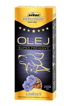 Vitar Veterinae Lněný olej 200 ml