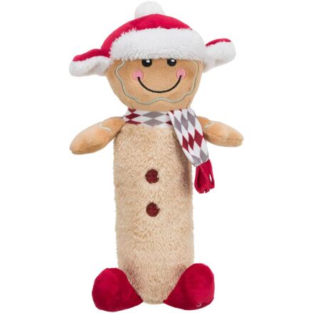 Trixie Xmas Gingerbread plyšový perníček s pet lahví uvnitř 36 cm