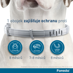Foresto obojek 38cm pro malé psy a kočky