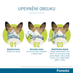 Foresto obojek 38cm pro malé psy a kočky