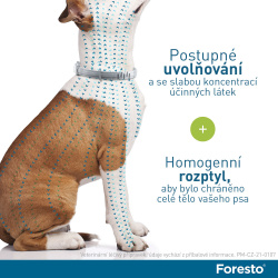 Foresto obojek 38cm pro malé psy a kočky