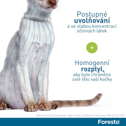 Foresto obojek 38cm pro malé psy a kočky