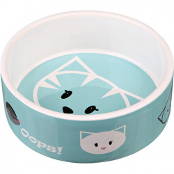 Trixie Keramická miska Cat Mimi barevná 300ml/12cm