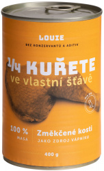 LOUIE Dog konzerva 1/4 kuřete ve vlastní šťávě_new