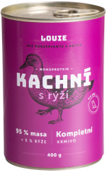 LOUIE Dog konzerva Kachní s rýží_new