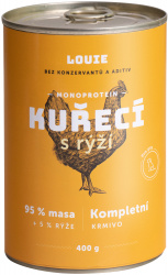 LOUIE Dog konzerva Kuřecí s rýží_new