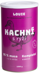 LOUIE Dog konzerva Kachní s rýží_new