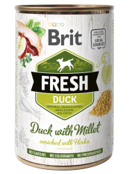 Brit Fresh Dog konzerva Duck with Millet_nw