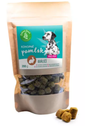 Zelená Země Konopné pamlsky pro psy králičí 200g