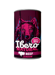 Ibero Natural Dog konzerva Junior Beef 