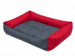 Pelech Eco Dog Bed černo/červený