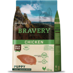 Bravery Dog Puppy Large/Medium Chicken 