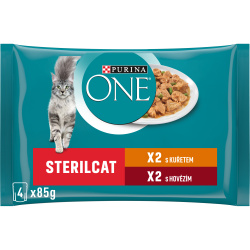 Purina One kapsičky SterilCat Minifiletky