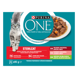 Purina One kapsičky SterilCat Minifiletky 