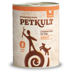 Petkult Dog konzerva Adult Turkey 