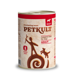 Petkult Dog konzerva Adult Beef