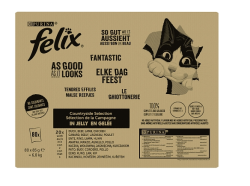 Felix Fantastic Multipack hovězí,kuře,kachna,je...